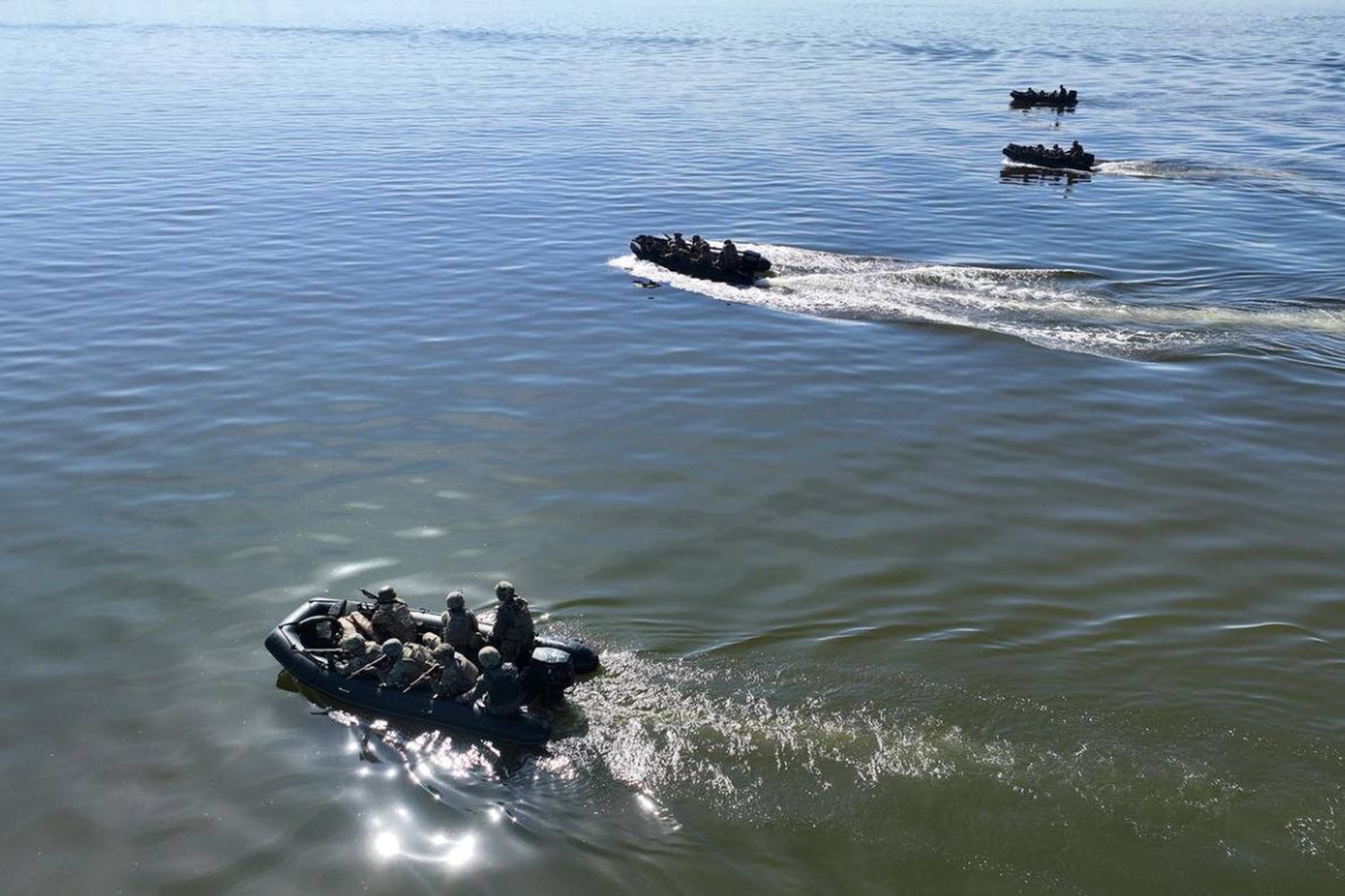 Сальдо сообщил о попытках ВСУ забросить на лодках диверсантов на левый берег Днепра