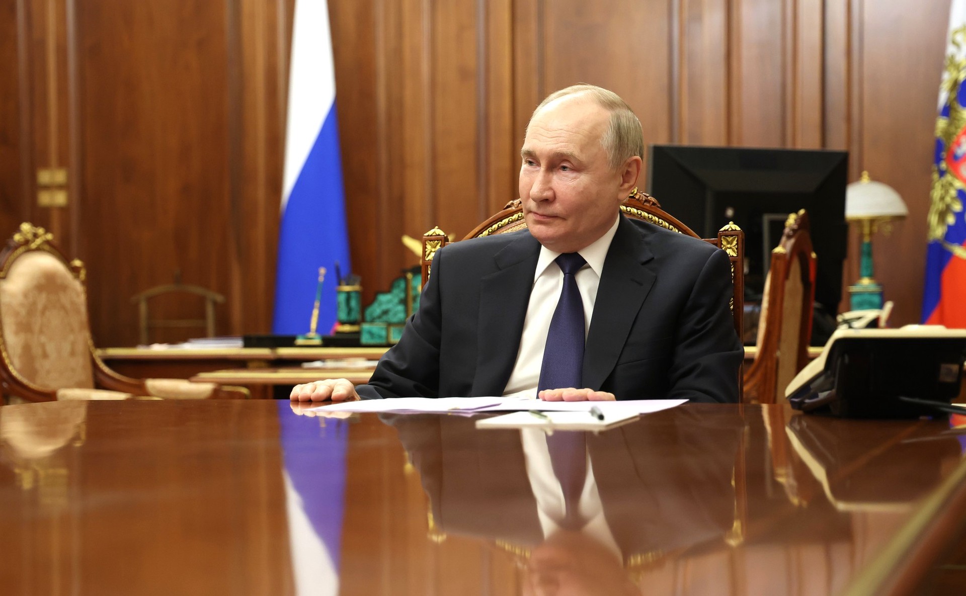 Песков: Путин провёл совещание с Белоусовым и Герасимовым