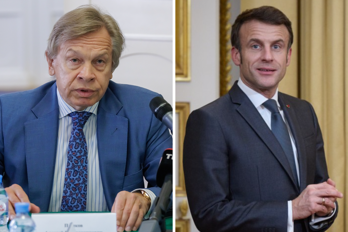 Пушков заявил, что Макрон «дал заднюю» и решил не посылать войска на Украину из-за внутренних проблем