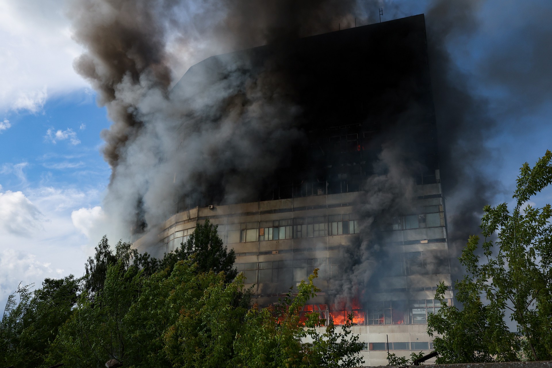 При пожаре во Фрязине погибли два человека