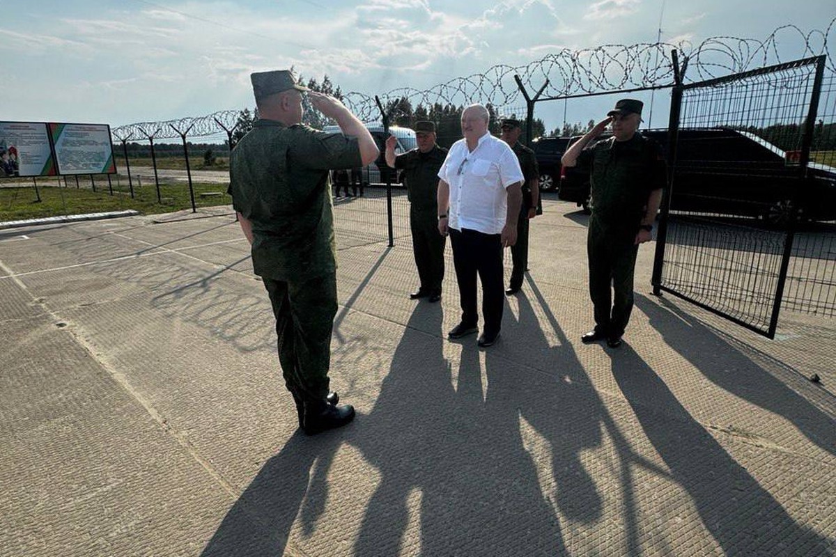Лукашенко прибыл на границу с Украиной