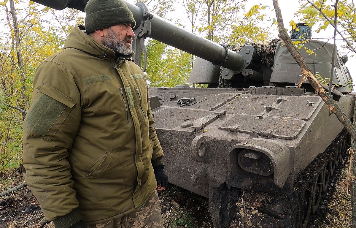 ВС России уничтожили американскую САУ М109 Paladin в Херсонской области