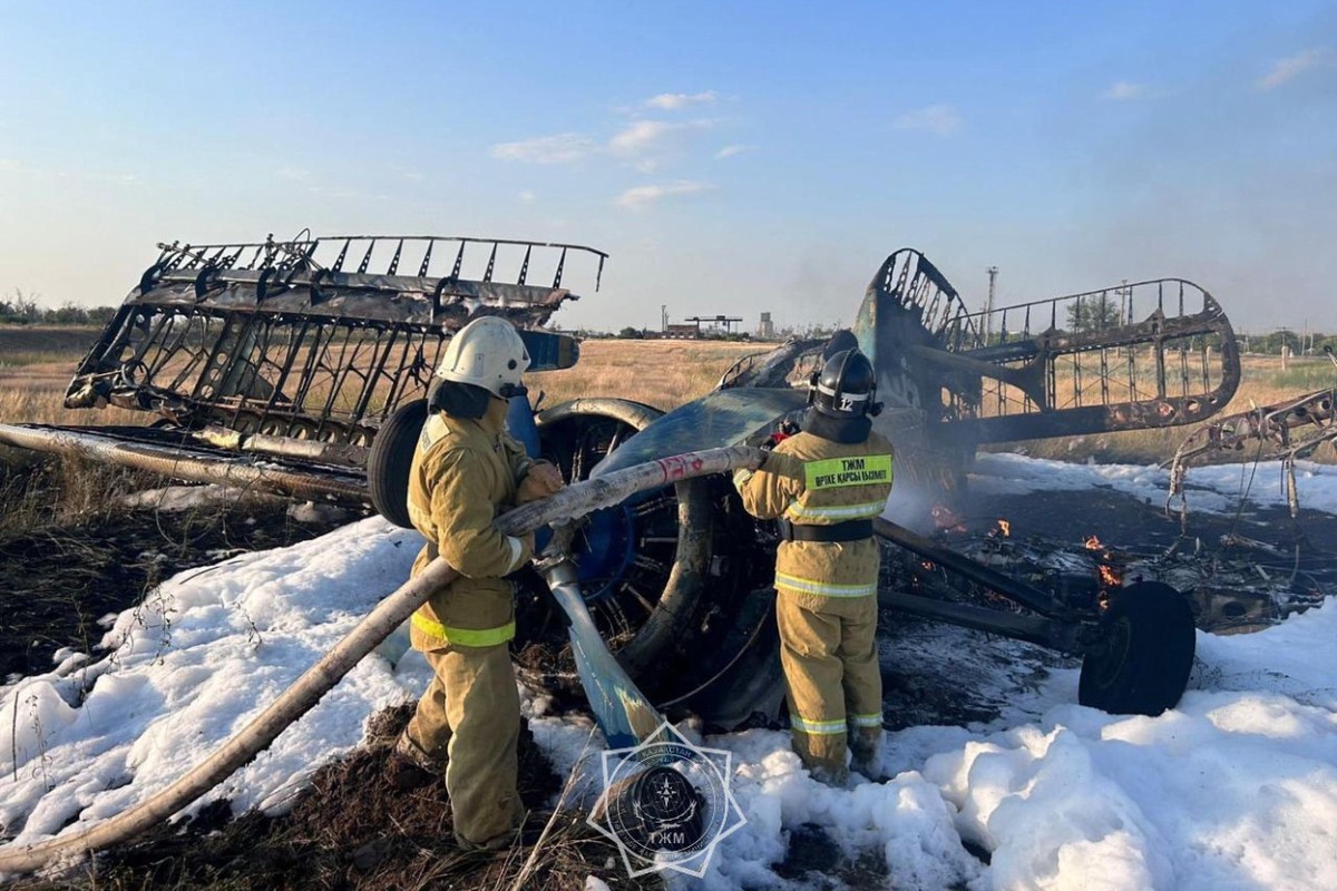 В Казахстане рухнул самолёт Ан-2