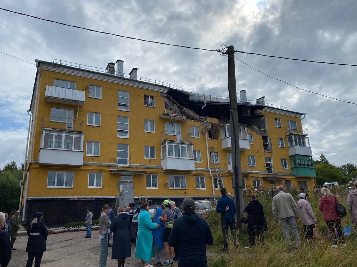 При взрыве газа в пермском Кизеле повреждены два верхних этажа