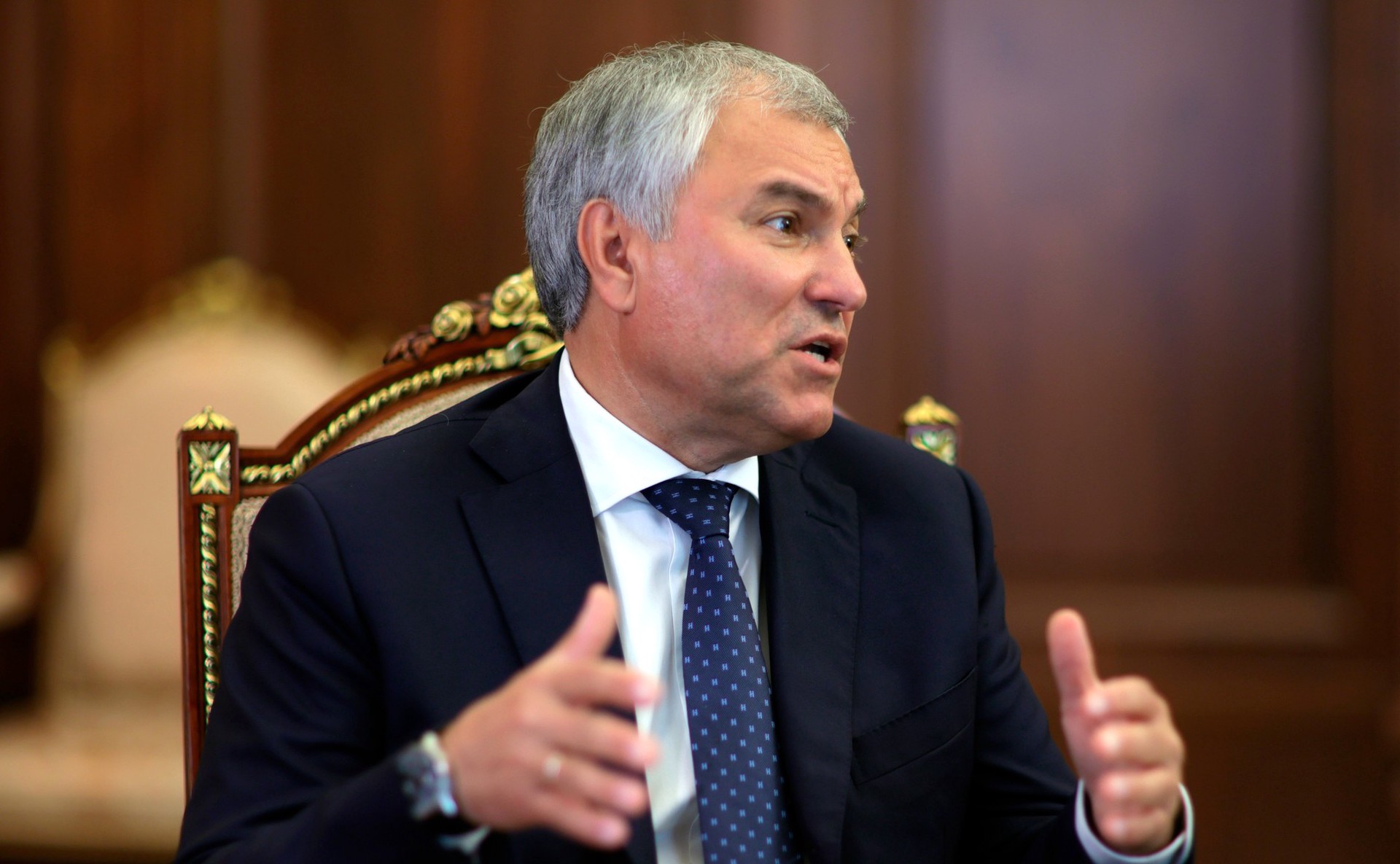 «Поступают как в Средневековье»: Володин потребовал вернуть России замороженные активы