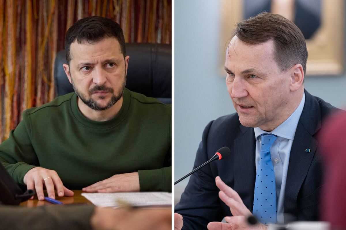 Зеленский разругался с главой МИД Польши Сикорским