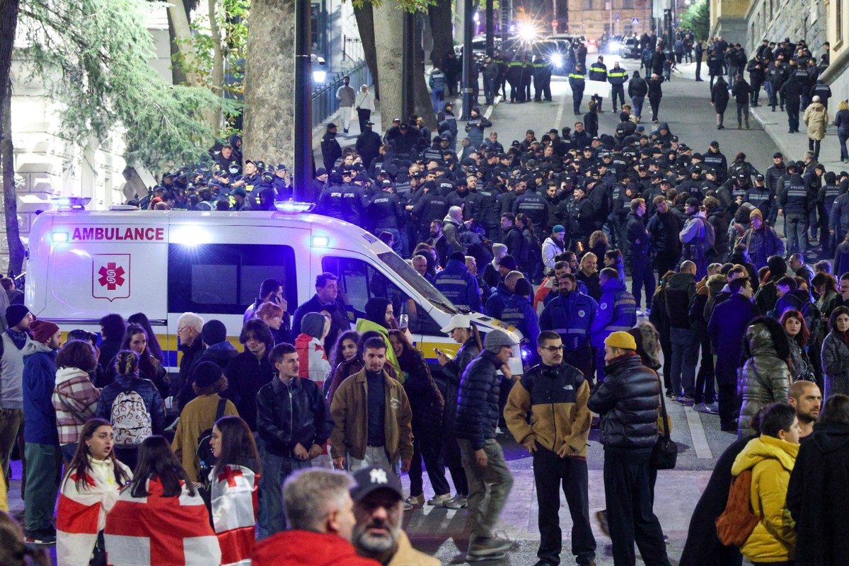 В Тбилиси митинг против итогов выборов прошёл без происшествий