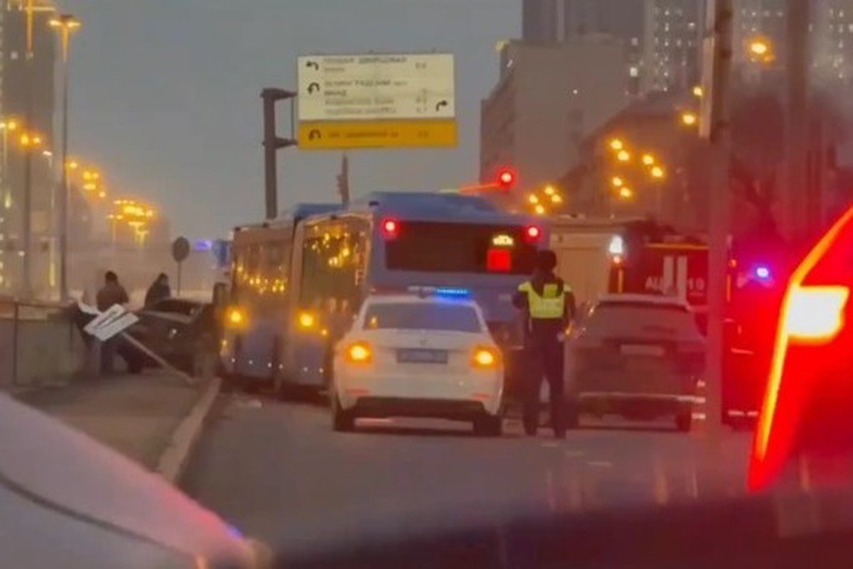 Крупное ДТП произошло на севере Москвы