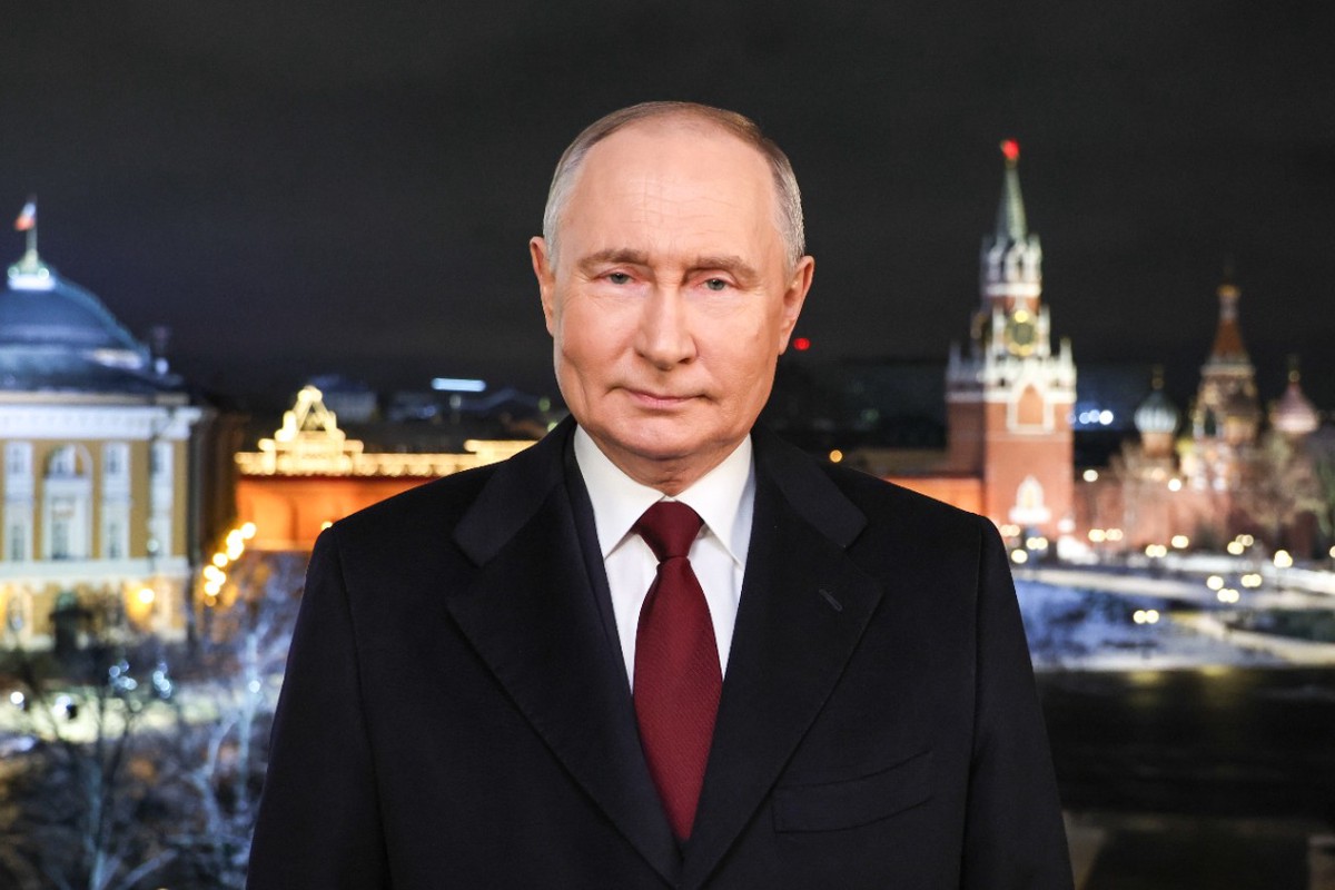 Владимир Путин поздравил россиян с Новым годом
