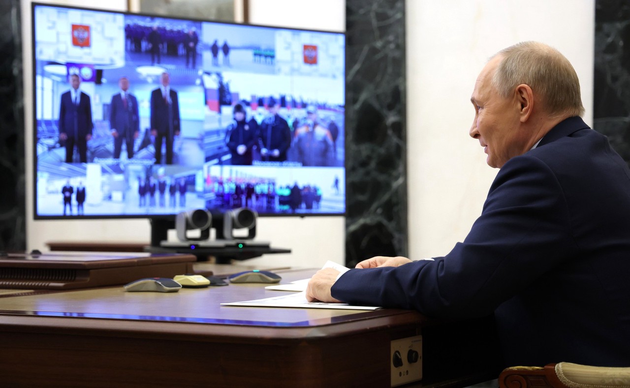 Путин открыл новую дорогу к Крымскому мосту