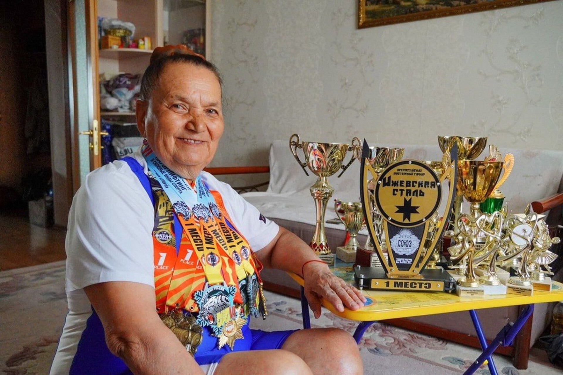 83-летняя спортсменка из Татарстана рассказала, как попала в Книгу рекордов России