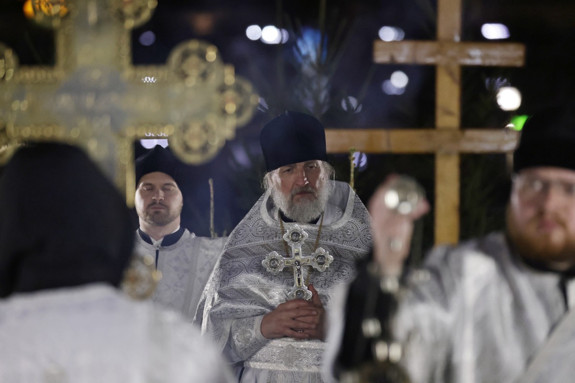 Бойцы группировки «Север» приняли участие в крещенских купаниях