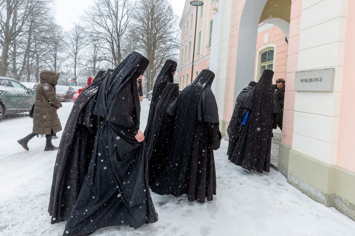 В Союзе православных женщин раскритиковали эстонских депутатов, державших монахинь на морозе