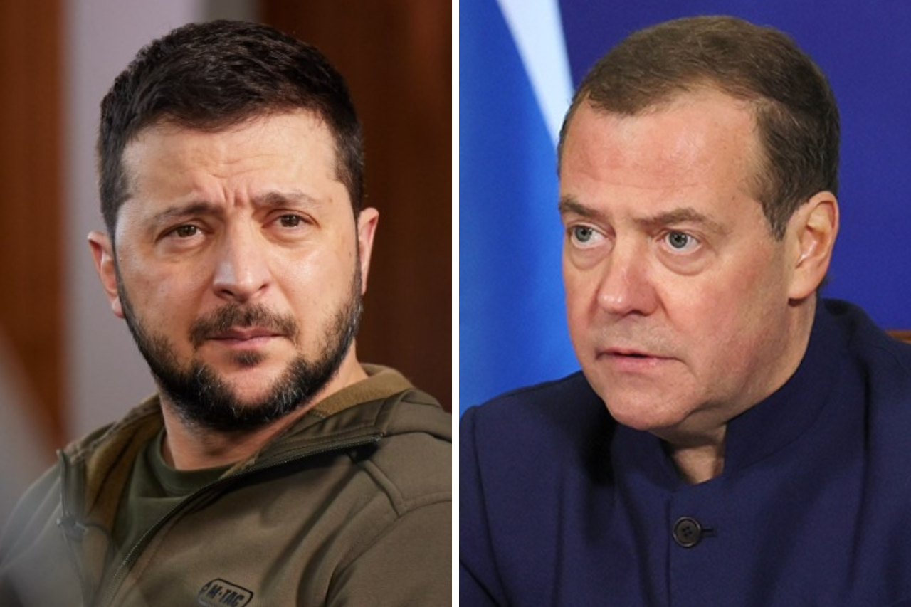 Медведев: Зеленский устроил цирк, изображая звонок Макрона