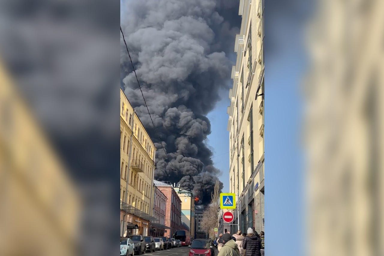 Пожар в центре Москвы ликвидирован