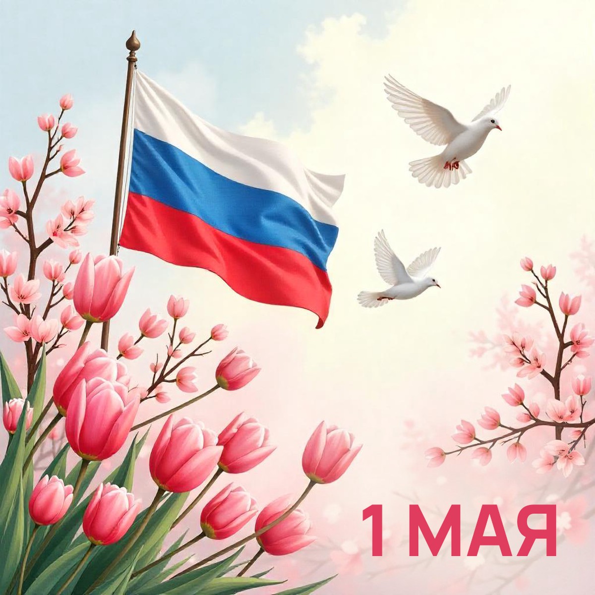 Открытки к 1 Мая – лучший способ поздравить своих близких