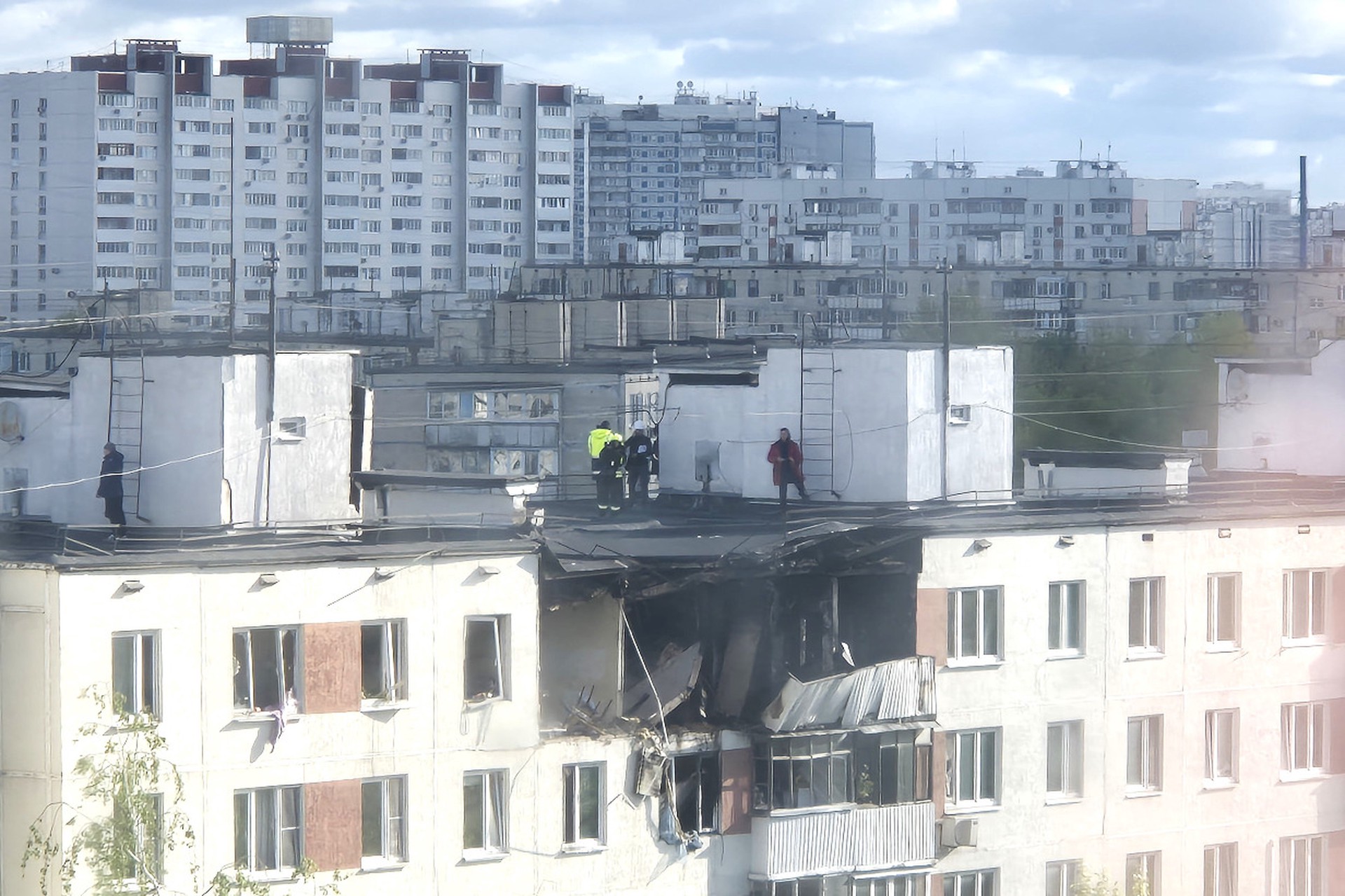 Число жертв пожара в Москве выросло до трех человек