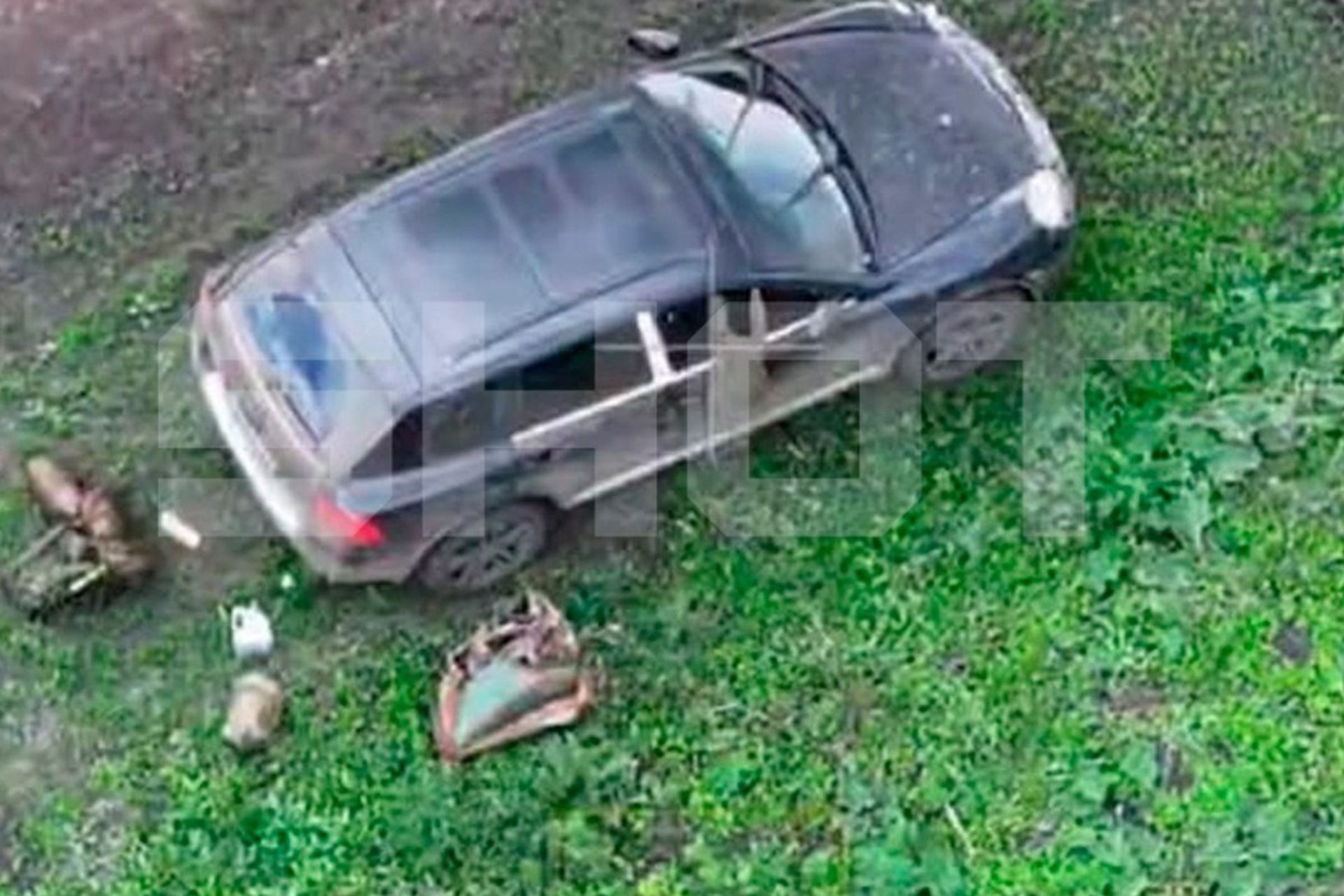 Внедорожник Porsche помог российским бойцам выполнить задачу в зоне СВО