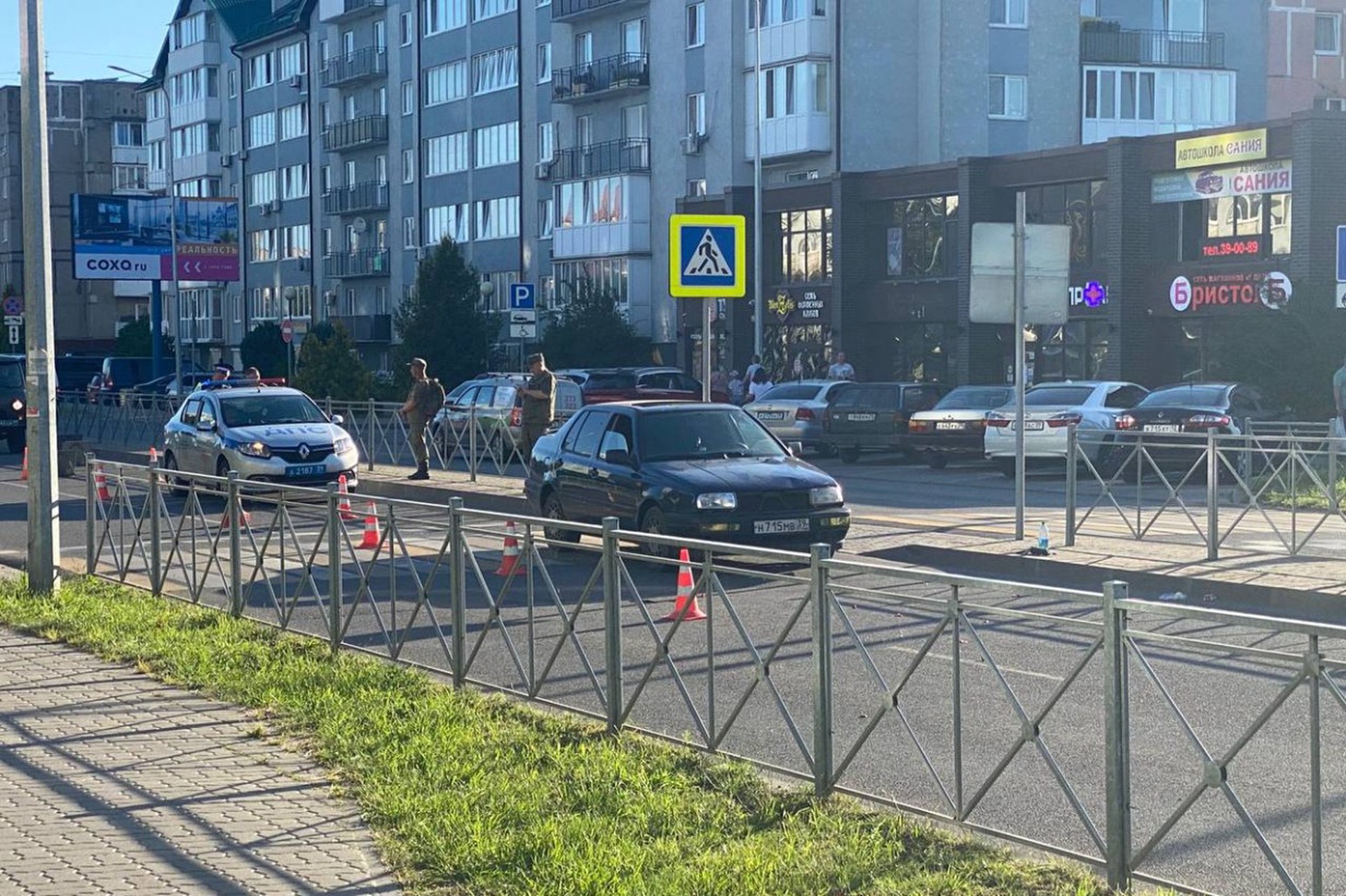 Водитель сбил трех женщин не пешеходном переходе в Калининградской области
