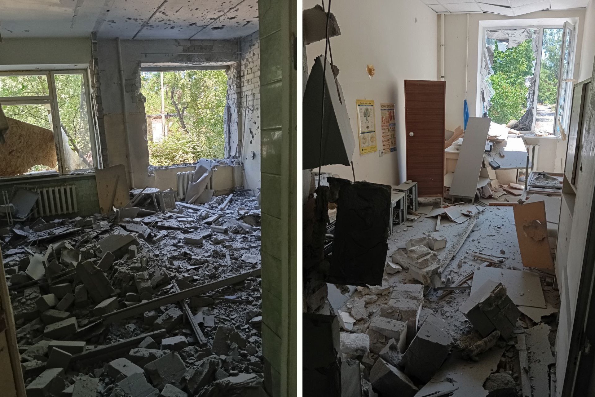 ВСУ обстреляли поликлинику в Новой Каховке, пострадал человек