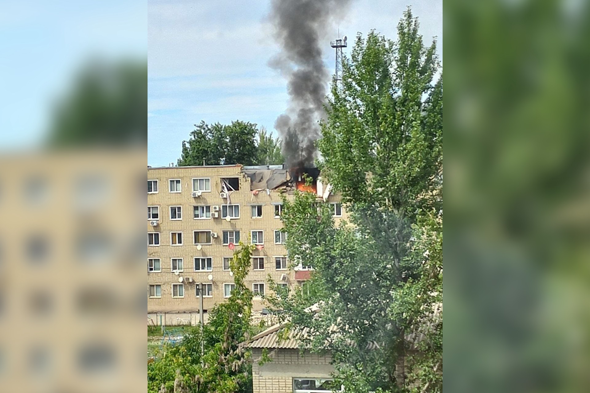 В Ершове произошел взрыв в пятиэтажном доме