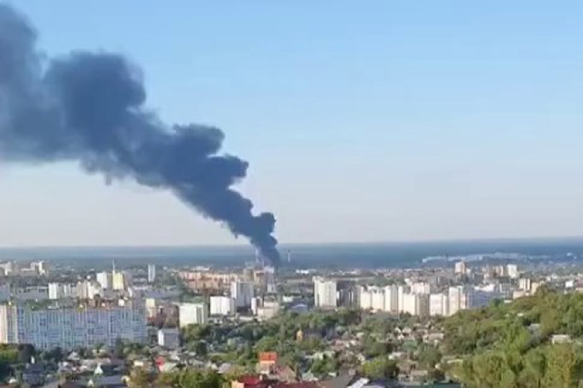 Трансформатор загорелся на ТЭЦ в Пензе