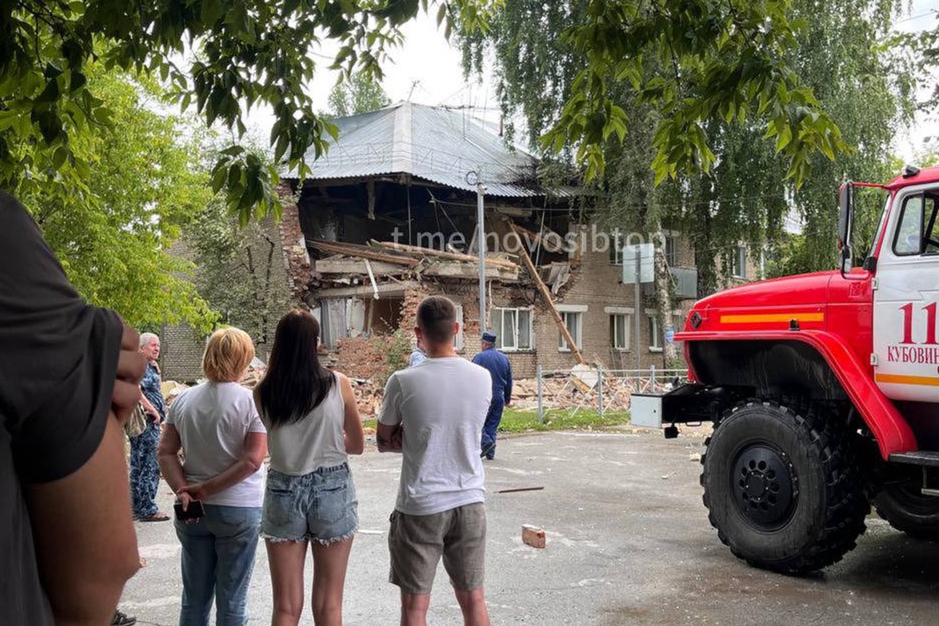 Взрыв газа произошел в доме под Новосибирском