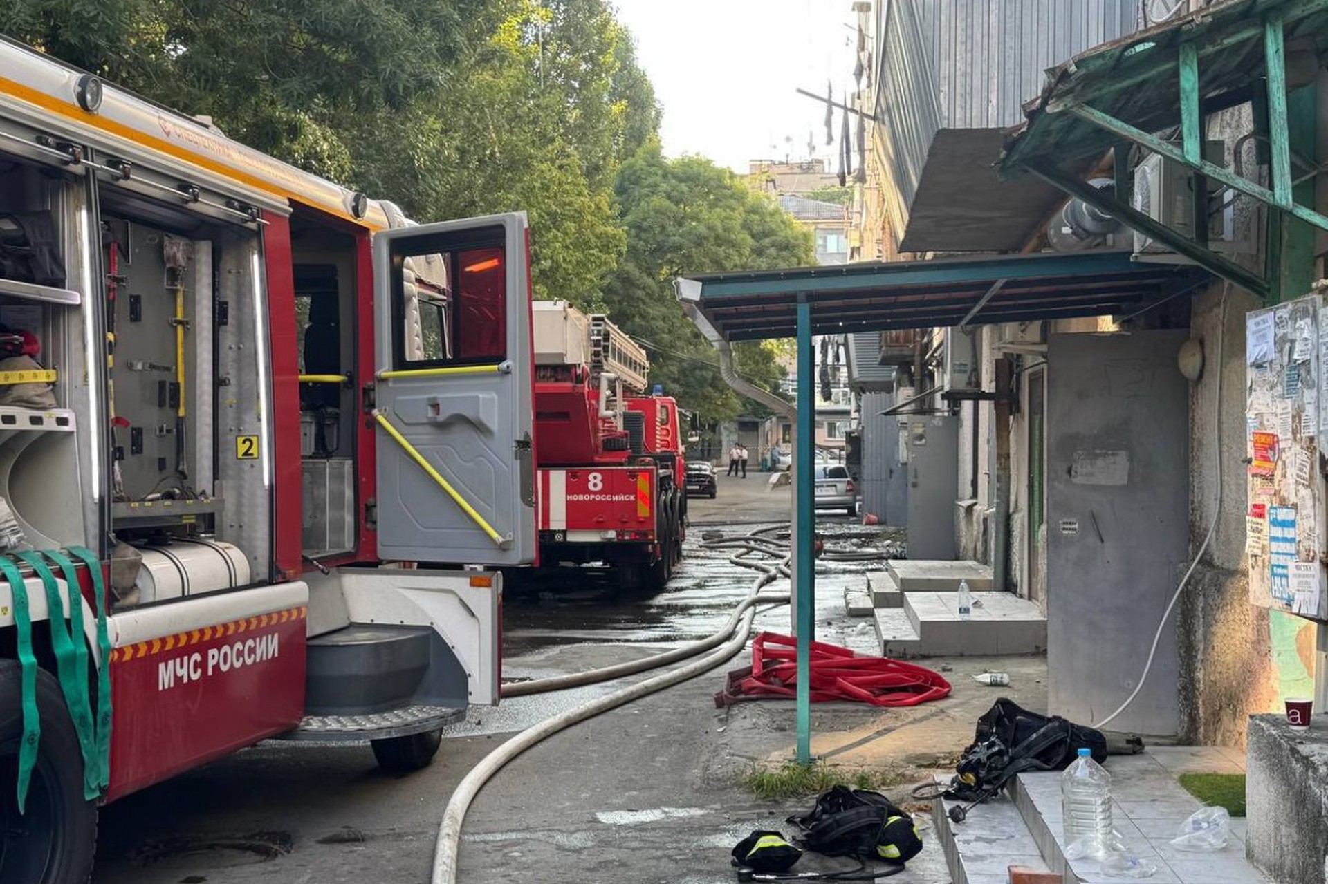 Один человек погиб в результате пожара в Новороссийске