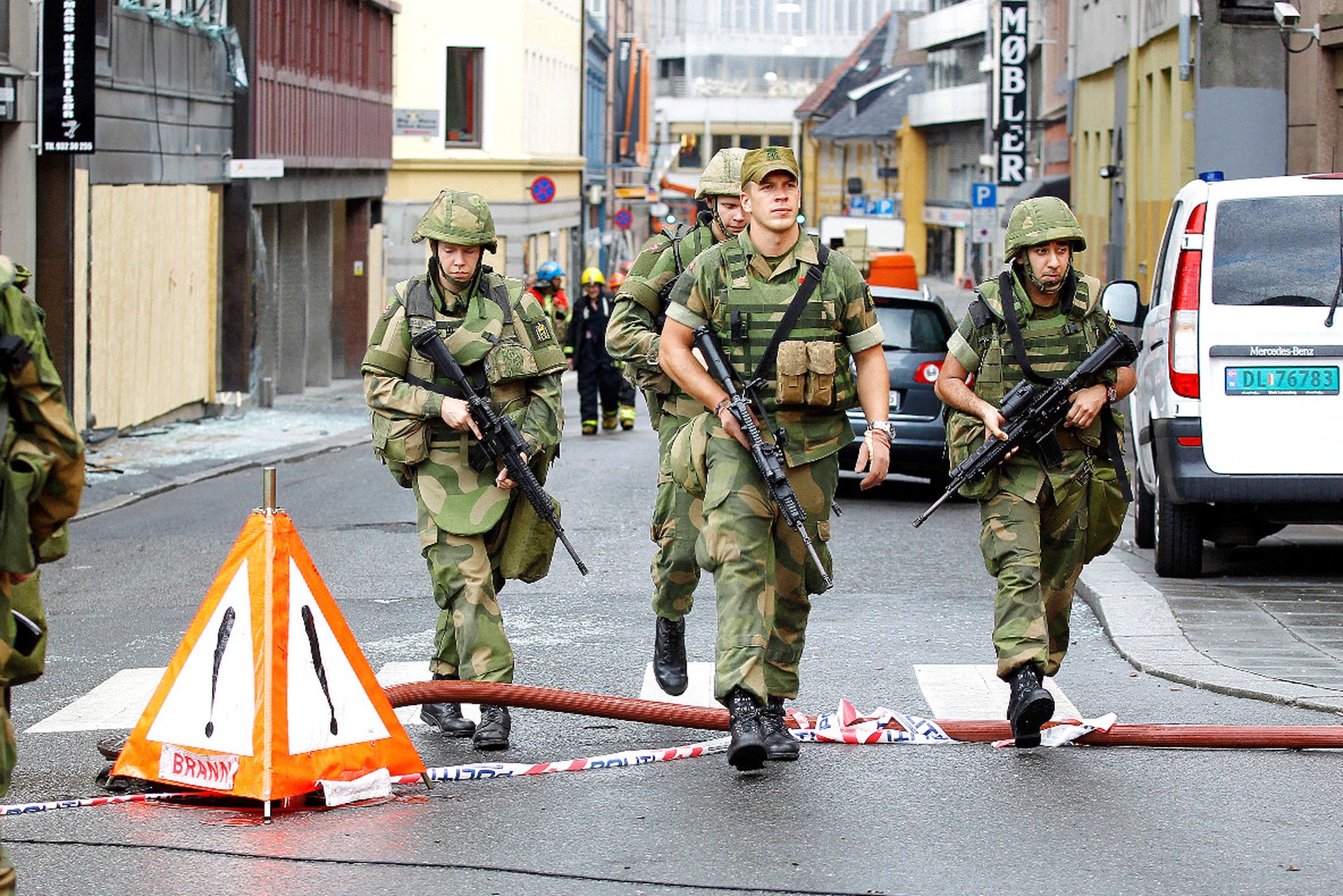 Взрыв прогремел возле посольства США в Осло 