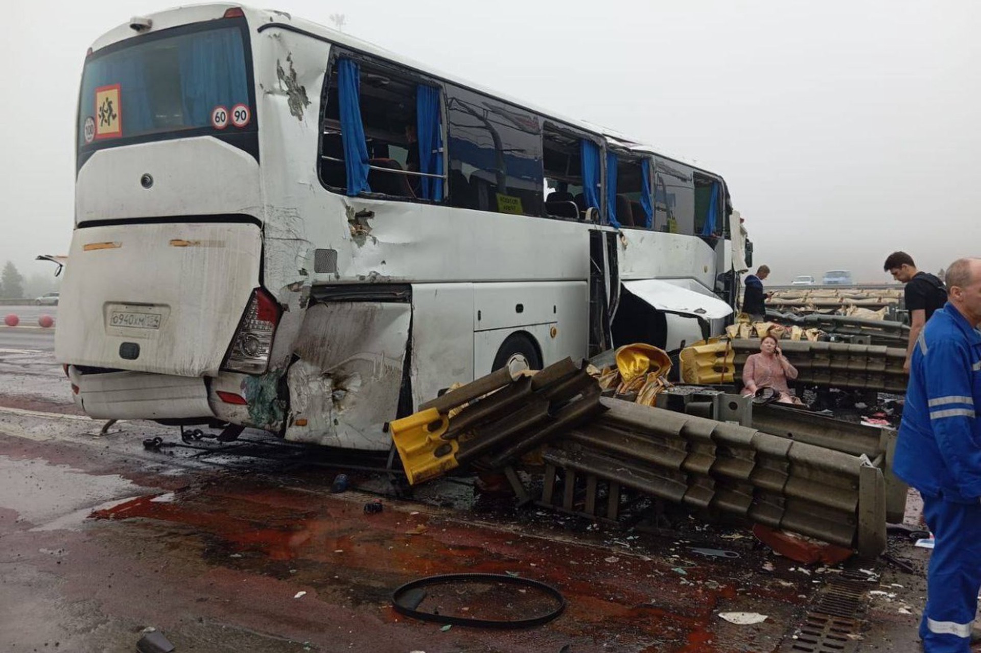 Более 30 человек пострадали в ДТП с автобусом под Тулой