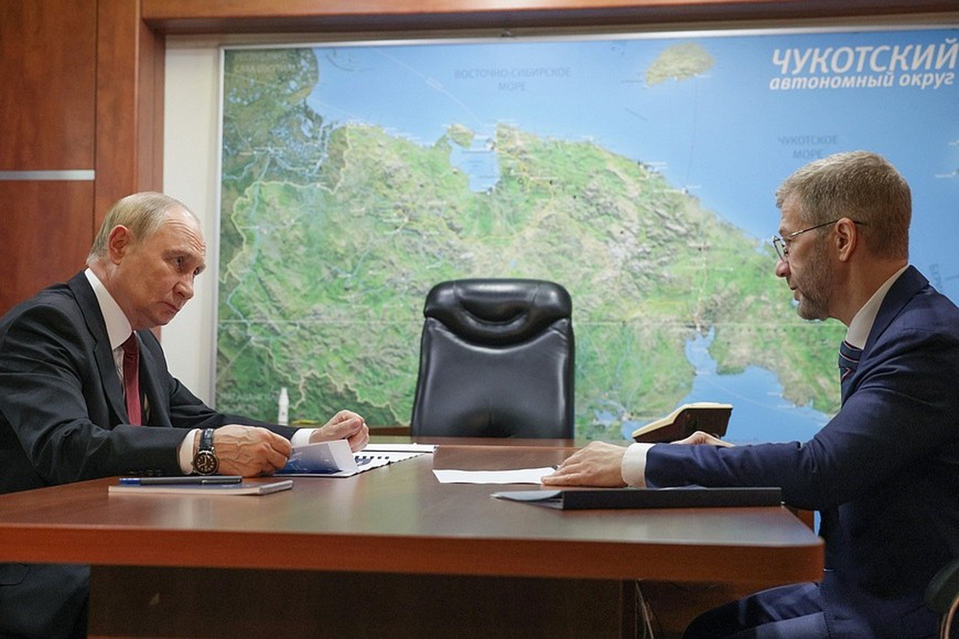 Путин посетил Чукотку сразу после саммита на Аляске
