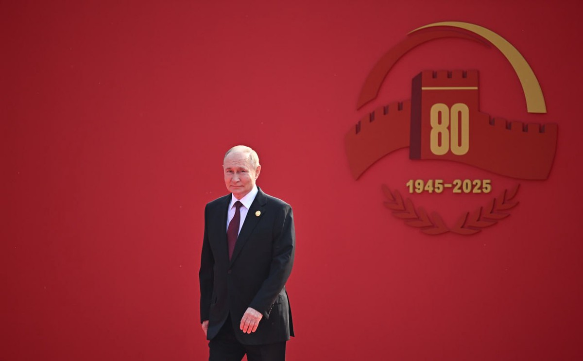 Путин прибыл в Дом народных собраний на торжественный прием после военного парада в Пекине