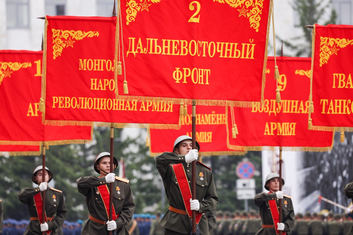 Хабаровск впервые провел масштабный парад в честь 80-летия окончания Второй мировой войны