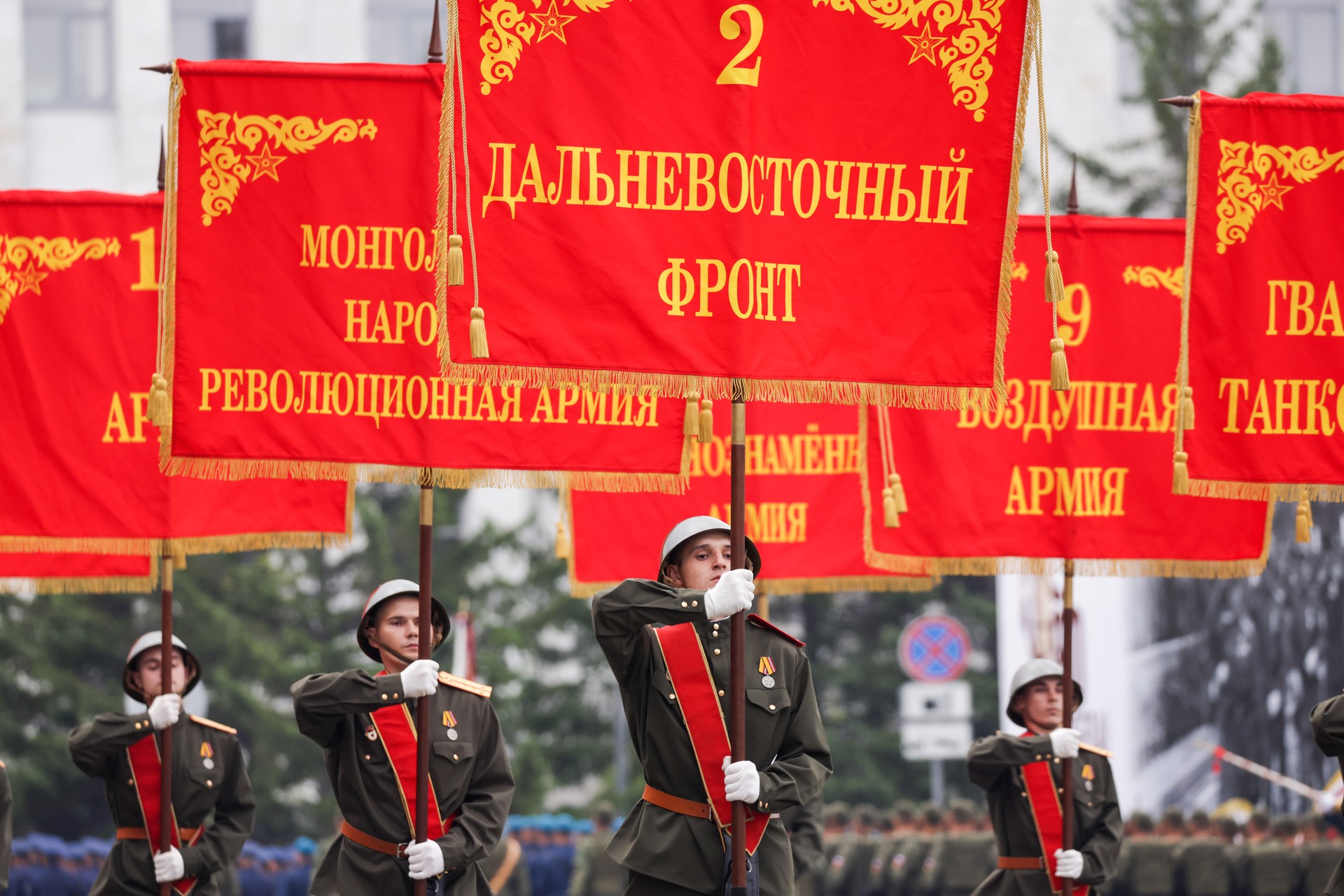 Хабаровск впервые провел масштабный парад в честь 80-летия окончания Второй мировой войны