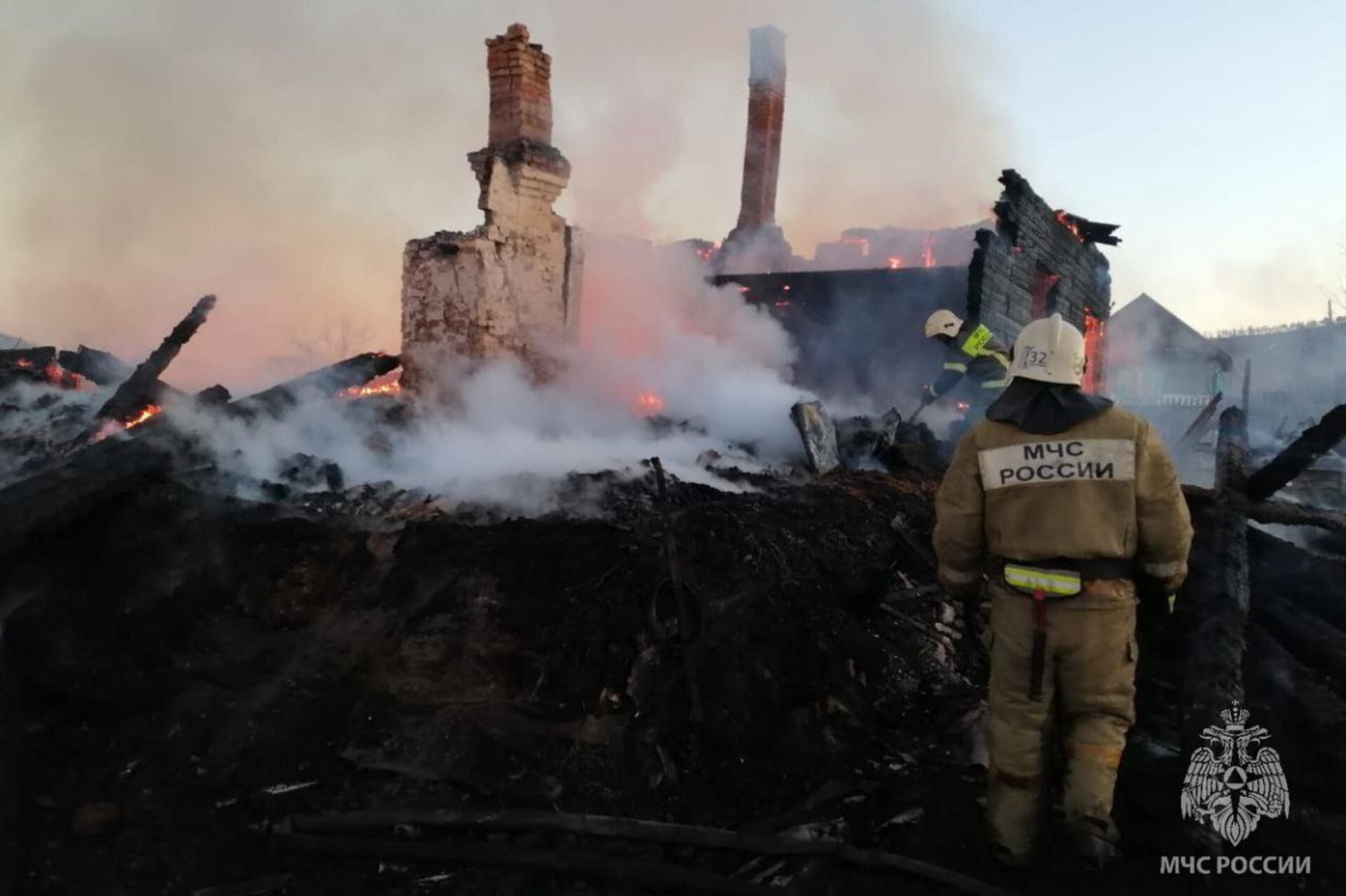 Трое детей погибли при пожаре в Забайкалье