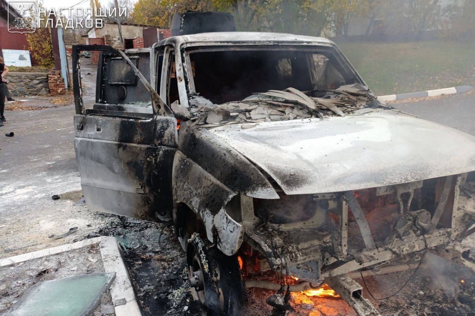 Украинский дрон устроил погоню за машиной главы Белгородского района