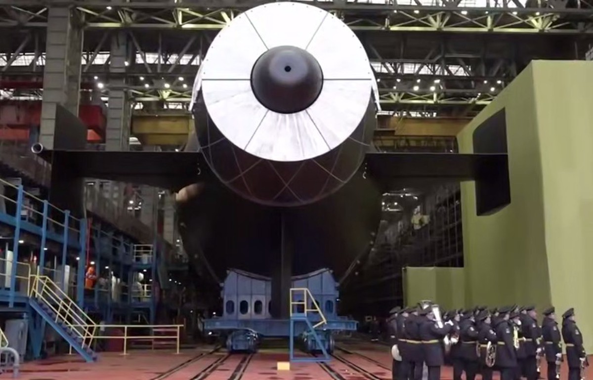 Минобороны показало новую атомную подлодку «Хабаровск»