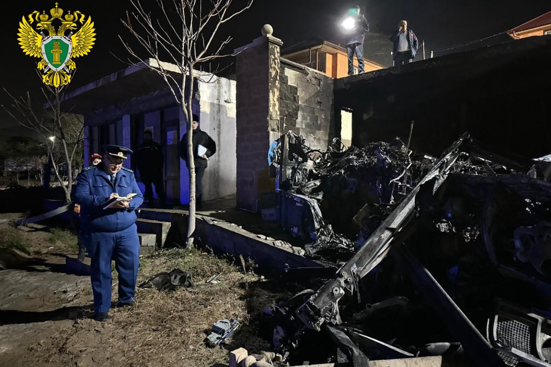 Упавший в Дагестане вертолет мог зацепиться крылом за пирс