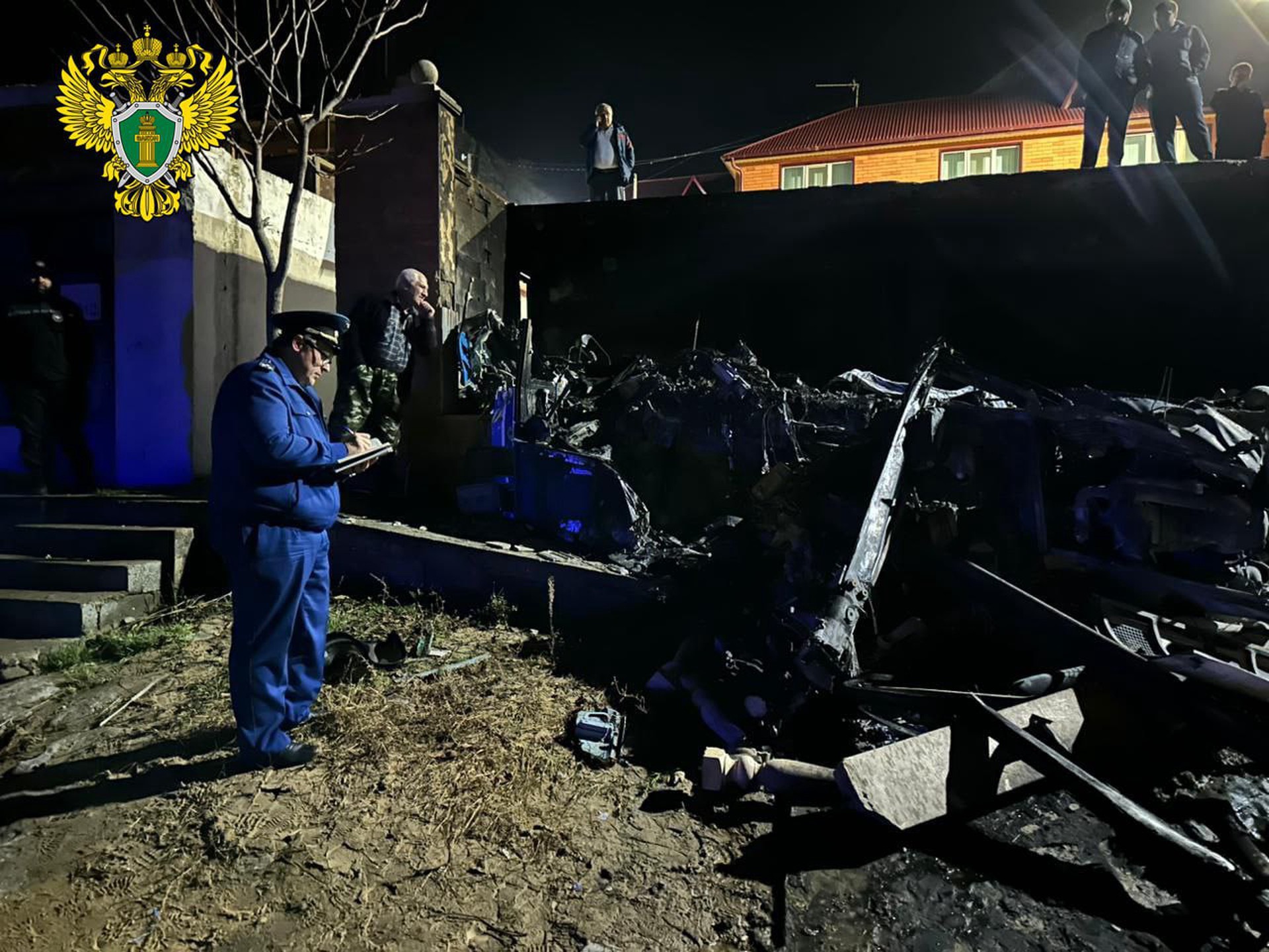 СК назвал возможные причины крушения вертолета в Дагестане