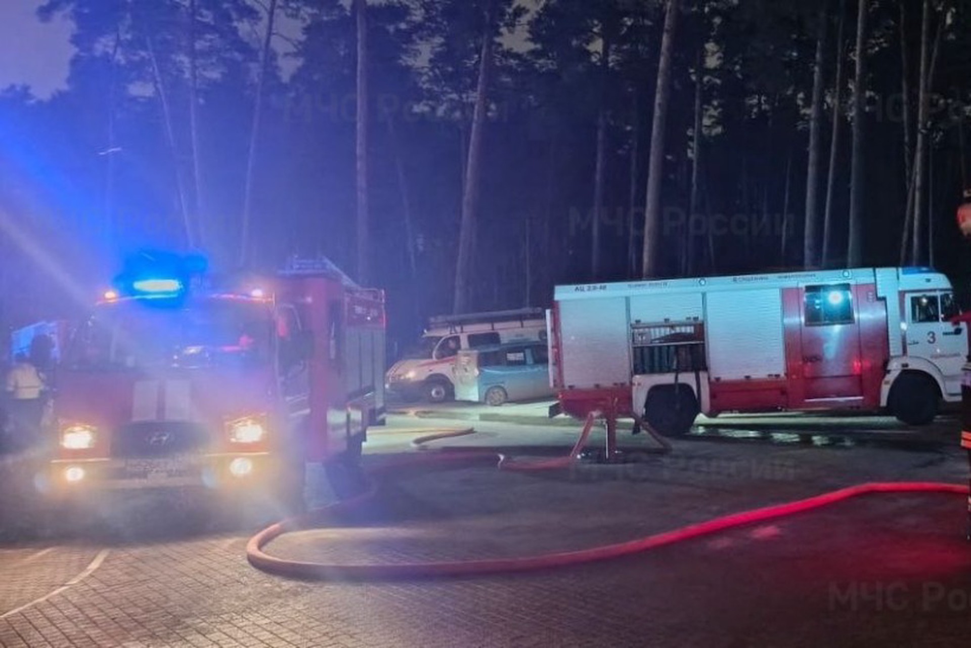 Бани за 2 млрд рублей вспыхнули в Подмосковье