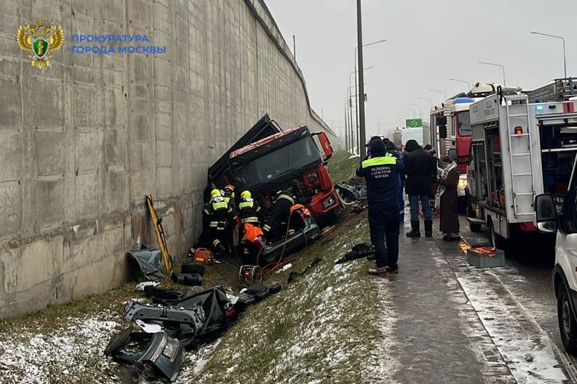 Смертельное ДТП с грузовиком произошло в Новой Москве