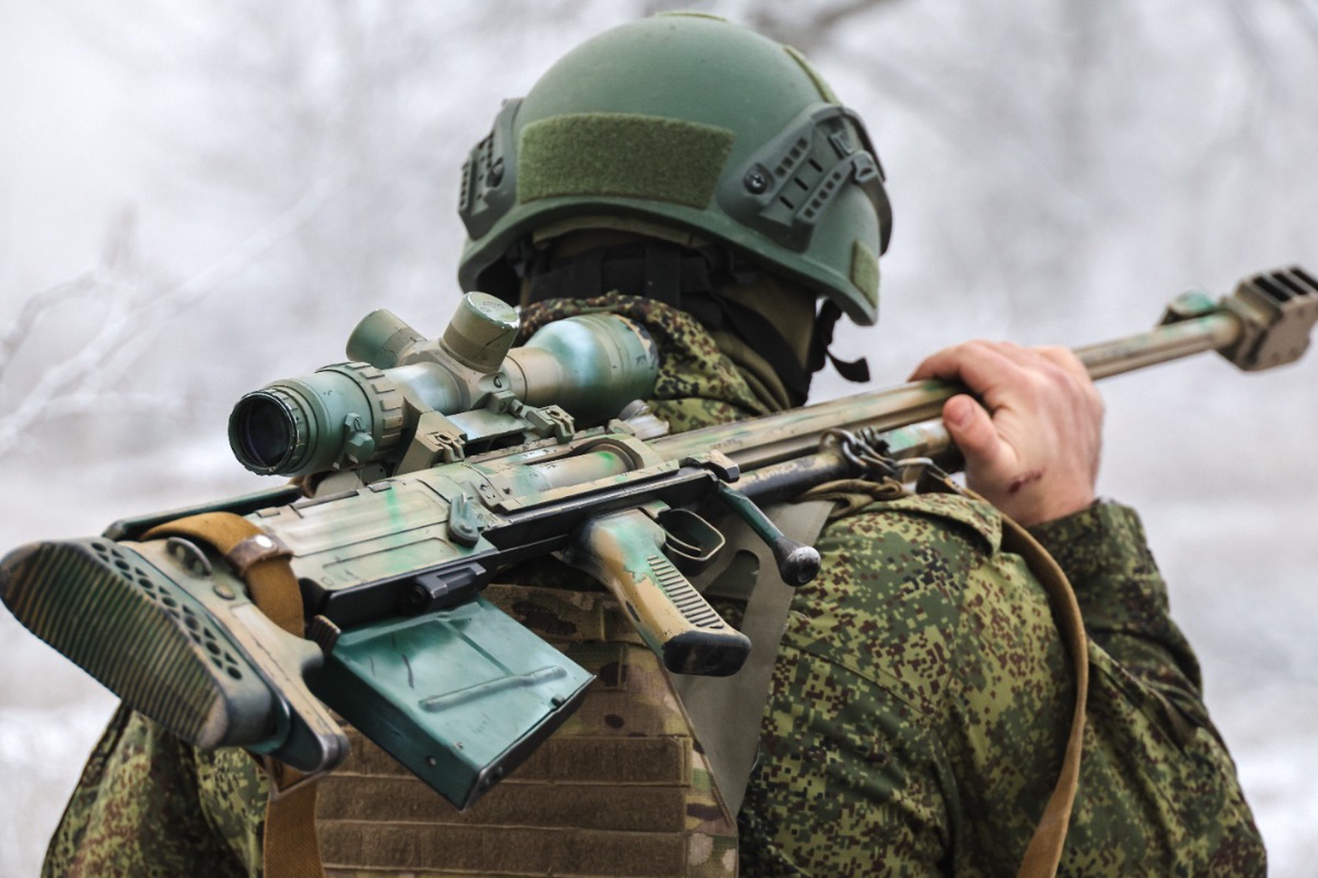 Раненый боец ВС РФ вслепую ликвидировал военного ВСУ