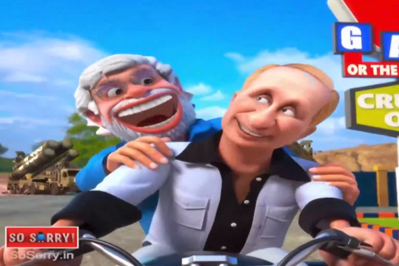 Политолог раскрыл, зачем в Индии показали карикатурный мультфильм о Путине, Моди и Трампе