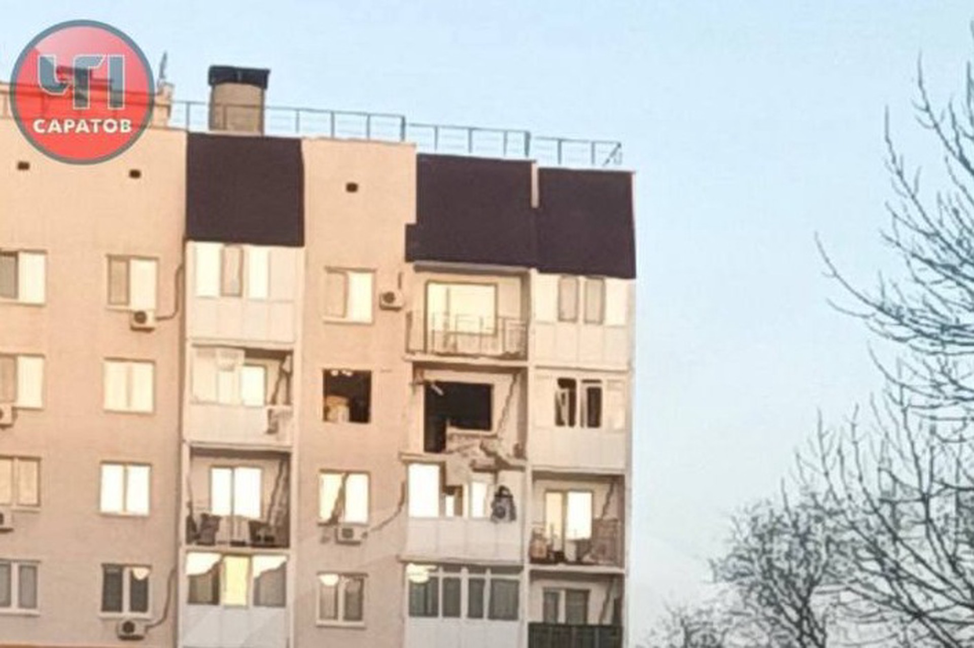 Газ взорвался в доме в российском городе