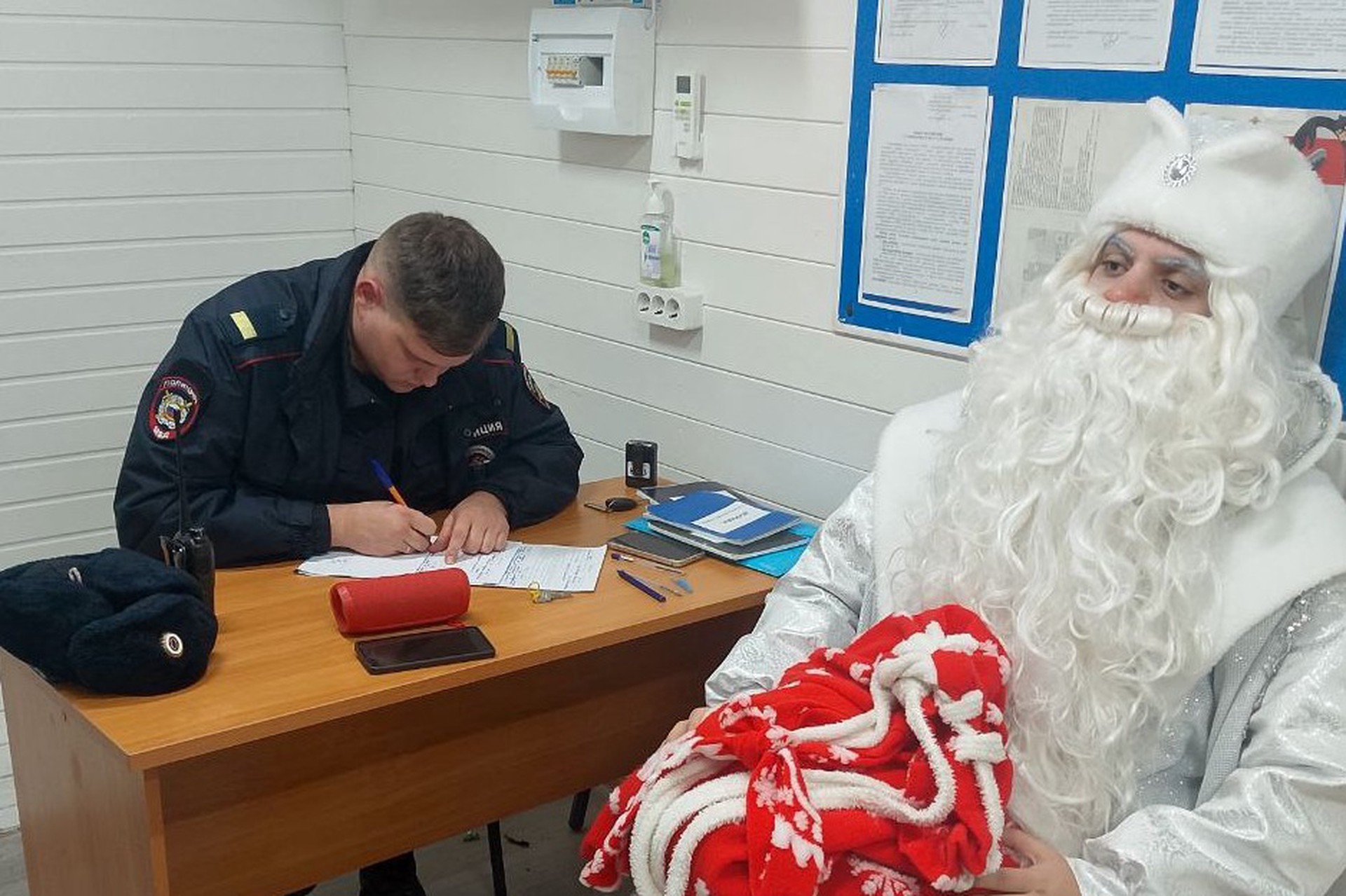 Деда Мороза задержали в российском городе