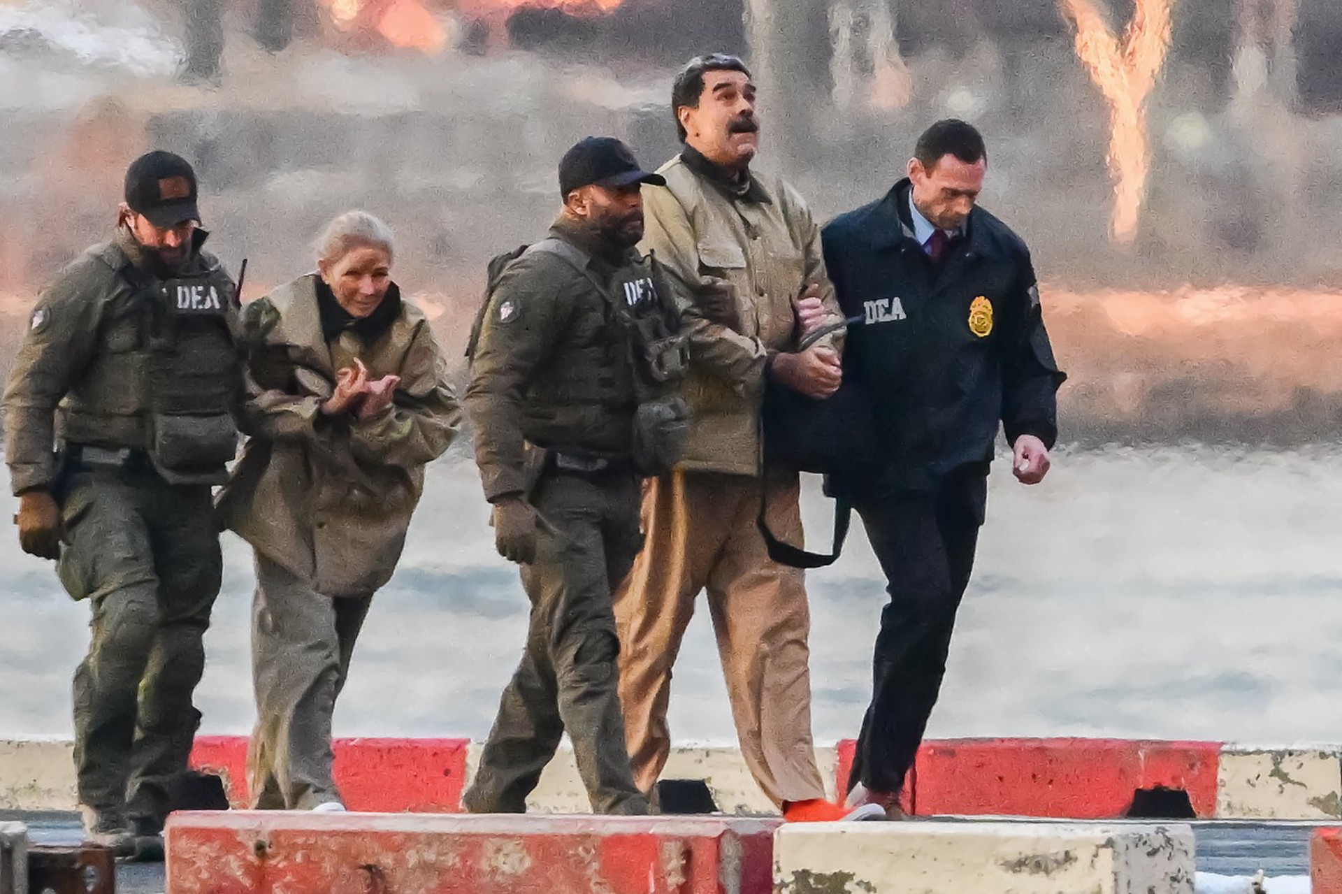 Мадуро доставили в суд в Нью-Йорке