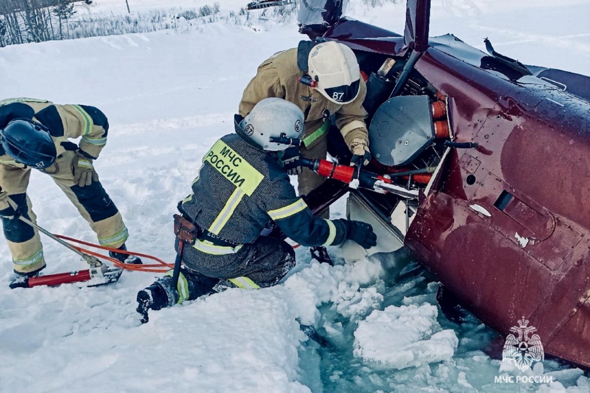 Уголовное дело возбудили после крушения вертолета в Пермском крае