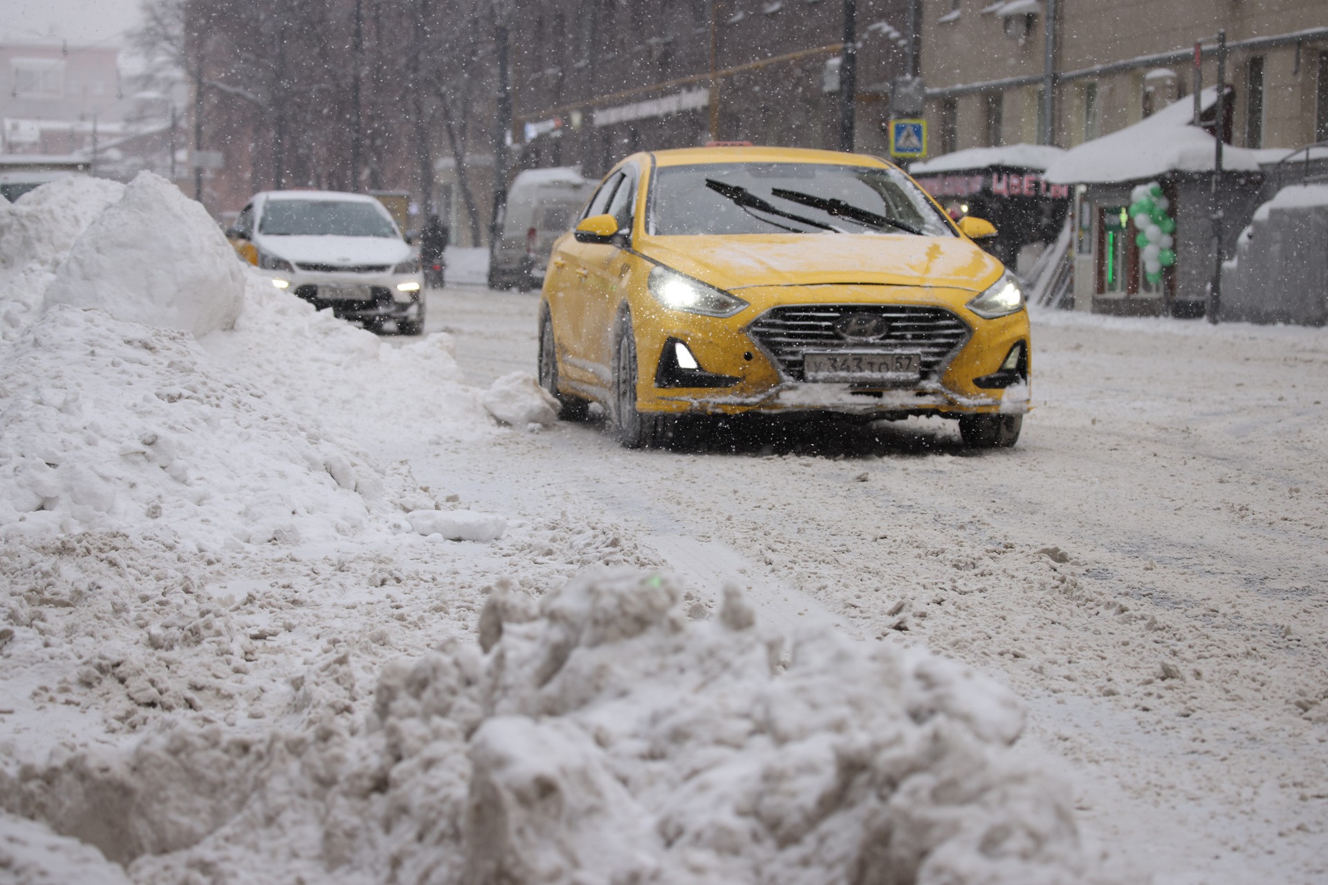 В российском регионе цены на такси взлетели втрое из-за снегопада