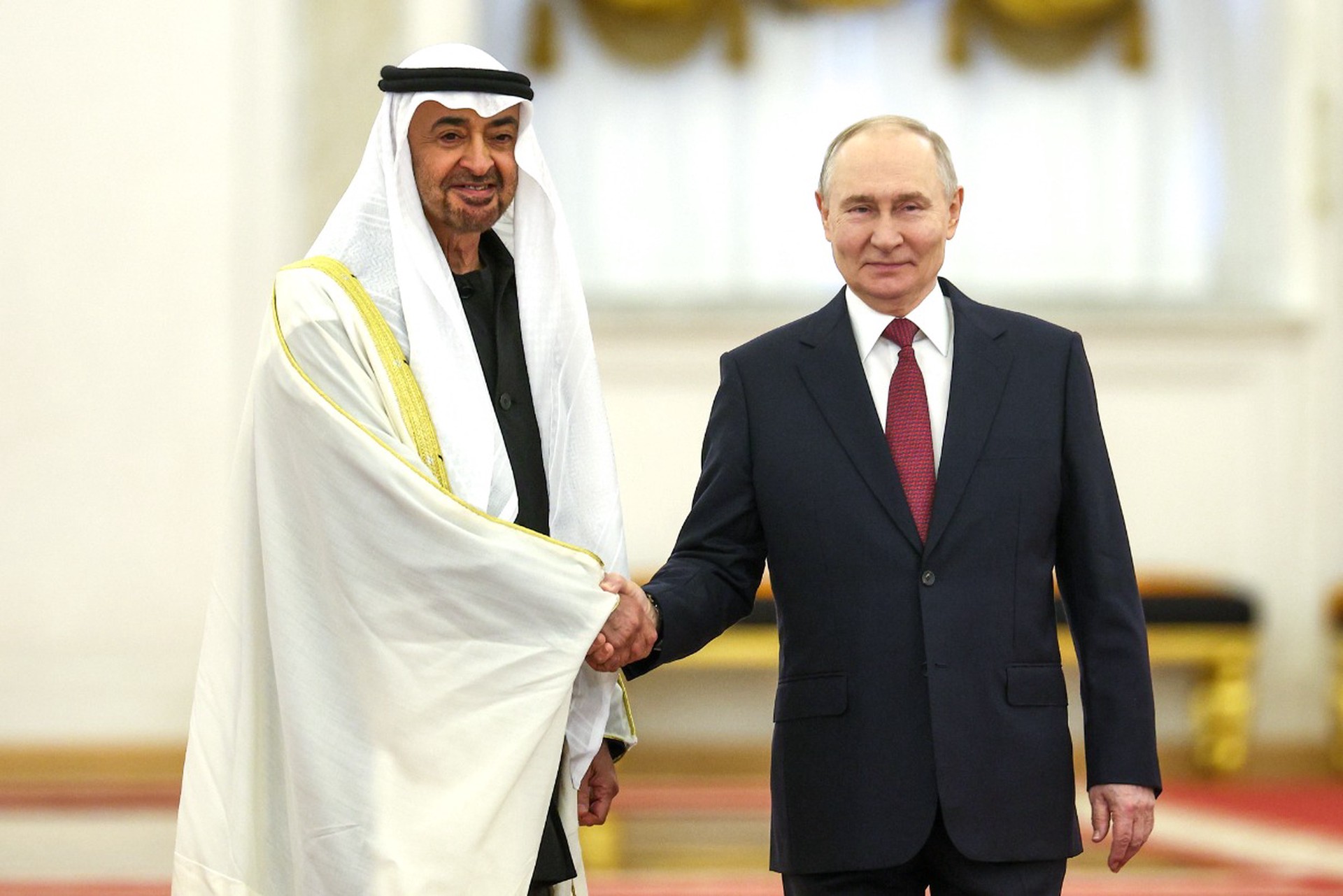 Путин и президент ОАЭ обсудили ключевые вопросы в Кремле