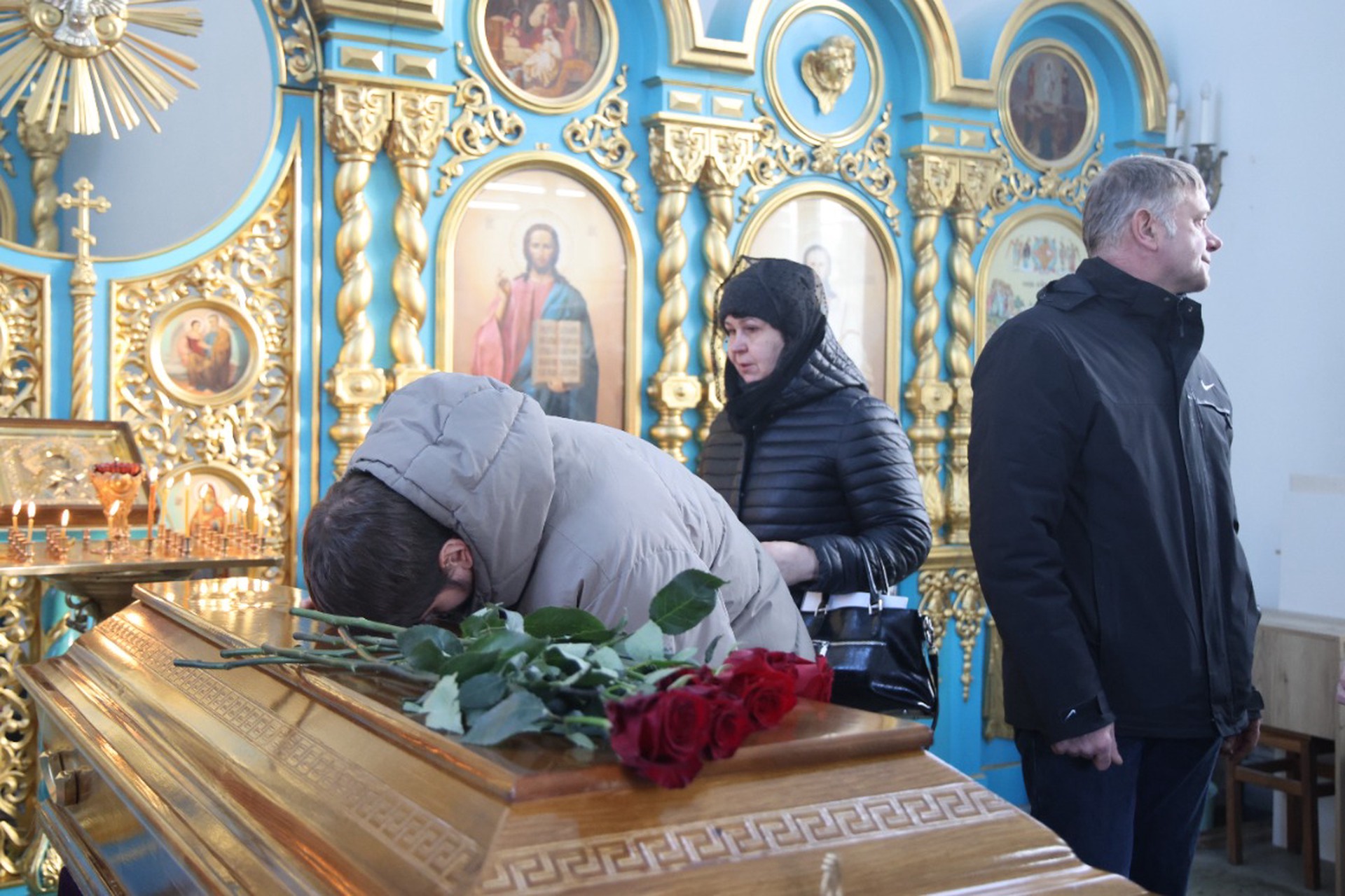 В Подмосковье простились с погибшим в Босфоре пловцом